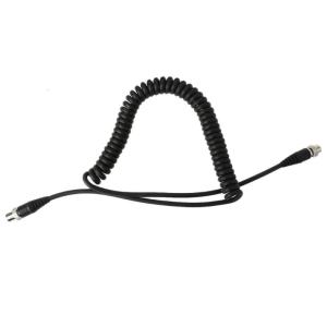 Flexible Metal Detector Power Cord Applicable to GFX7000 4500 5000 Spring Power Cable Strechable Easy to Operate Black