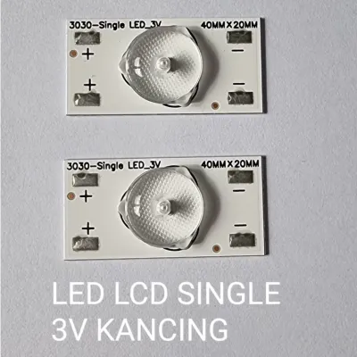LAMPU BACKLIGHT LED TV 1 MATA 3 VOLT