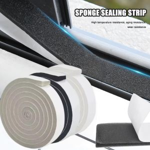 2M Foam Self-adhesive Door Window Sealing Strip Wearable Sliding Dustproof Sponge Strip Soundproof Home Insulation Sealing Tape Car Soundproof Strip