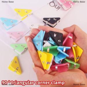 [COD] Home Base คลิปหนีบธนบัตรสามเหลี่ยมสี20ชิ้นคลิปหนีบธนบัตรคลิปหนีบมุมกระดาษสำหรับเก็บของบนโต๊ะเครื่องเขียนสำนักงานคลิปจัดระเบียบบนโต๊ะ