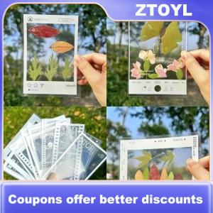 【ZTOYL】 20Pcs DIY Trong Suốt Nhựa Mẫu Bookmark Khung Cho Ép Lá Trường Khoa Học Dự Án Sáng Tạo Thủ Công