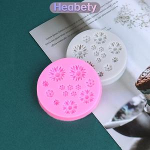 Heabety  Daisy Silicone khuôn mẫu hoa Silicone bánh khuôn bánh Cưới Công cụ bánh trang trí