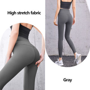 (Ship from Manila)FUYOGI Leggings for Women High Waist Plus Size Black Yoga Pants