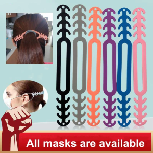 4PCS Mask Strap Extender Ear Protection Hook with Adjustable Buckle Ear Comfortable Strap