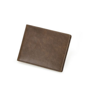 Hiram Men Wallets for Man Magnetic Buckle Design Card Holders Full Grain Cow Leather  Slim Money Clip Female Short Wallets