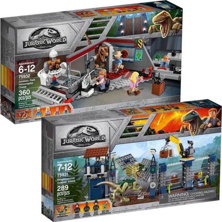 LEGO Jurassic Dinosaur 75931 Double Spiny Dragon Sentry Attack