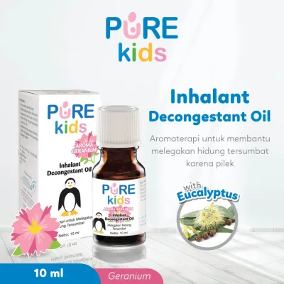 Pure Kids Inhalant Decongestant Oil 10ml - Aromaterapi Anak - Babyklik