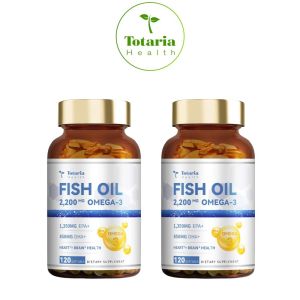 Totaria Fish Oil 2200mg -3 - 1350mg EPA & 850mg DHA for Heart & in