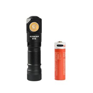 ACEBEAM High CRI LED Headlamp H16 Super Lightweight Rechargeable EDC Flashlight For Camping Working with Wide Voltage(1.2–4.2V)