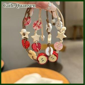 Caile Vintage Star Braided Rope Bracelets For Women Girls Sweet Bohemian Style Adjustable Bangles Jewelry Accessories Gifts