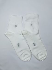OWEN - Tất cổ trung trơn nam Owen 100% cotton khử mùi