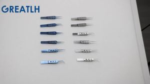 Kìm Kẹp Mắt MEDGREAT 85mm Nhíp Vi Chỉnh Có Thể Tiệt Trùng Bằng Nồi Hơi Hợp Kim Titan Không Gỉ Dụng Cụ Mắt