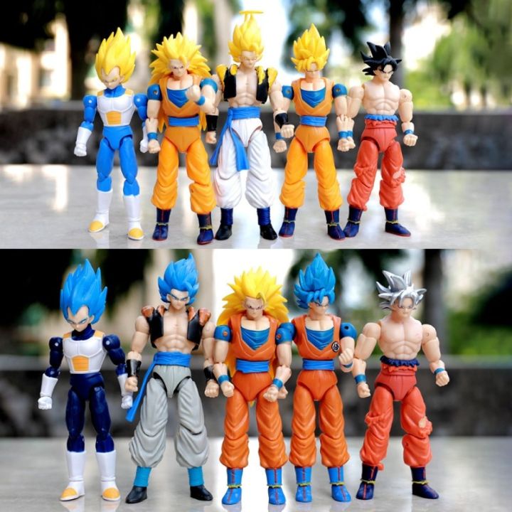 Dragon Ball Shf Movable Modifiable Doll Model Toy Super Saiyan Goku ...