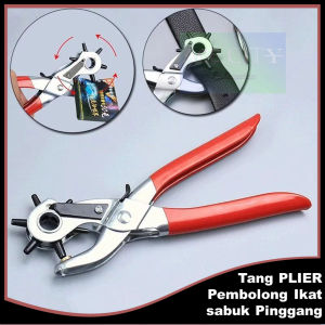 Tang Pembolong Ikat sabuk Pinggang /PLIER dengan 6 Fungsi Lubang