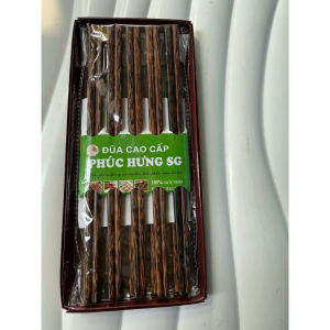 Đũa Dừa Đặc Biệt 30 Năm Hàng Đẹp PHÚC HƯNG PHÁT SG - Bộ 10 Đôi Đũa Dừa Tự Nhiên Không Dùng Hóa Chất