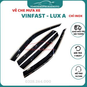 Vè che mưa xe Vinfast Lux A CHỈ INOX vè chắn mưa Lux A - Hàng đẹp- 1 bộ 4 cánh