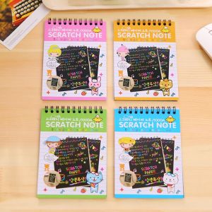 ScratchBook Mini / Buku Gambar Mini Tulis Gores Ajaib Colourfull