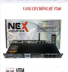 Vang cơ FX60 Plus Loại 1 chống hú tối ưu hát karaoke chuyên nghiệp