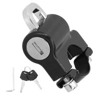 Motorcycle Helmet Lock / Anti-Theft Fixed Multifunctional Lock For Bicycle Handlebar