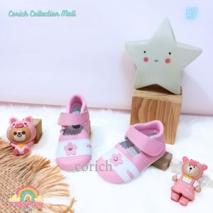 SEPATU BAYI - SEPATU BABY - SEPATU PREWALKER - A7 - SEPATU BALITA - SEPATU ANAK - ORIGINAL BRAND - CORICH BABY SHOES - BAYI USIA 0 - 11 BULAN - SEPATU SNEAKERS BAYI - BAYI BARU LAHIR - PEREMPUAN - BABY SHOES