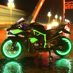 【SG Ready Stock】Super Large Kid Kawasaki Electric Motorcycle/Motorbike*Most Premium Version*★Ride On Vehicle√2-8 Years Old Boys/Girls Toy Car√Flashing Wheels√FREE Installation√Early Learning√Premium Quality√Fast Delivery√Best Gifts for Children√