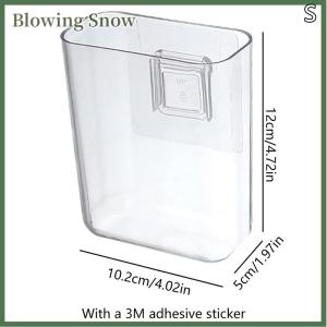 Blowing Transparent Wall Storage Box Wall-mounted No Punch Bedside Racks Organizer Box