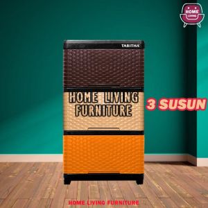 LEMARI PAKAIAN PLASTIK LACI PAKAIAN LACI TABITHA LEMARI PAKAIAN MOTIF ROTAN LACI ROTAN LEMARI ROTAN FR-ROTAN