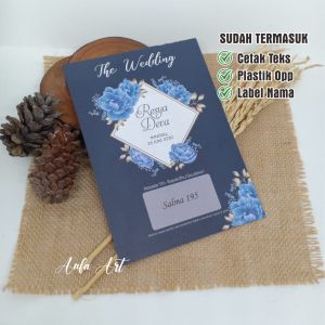(100 pcs) Undangan Pernikahan Murah Cantik S 195