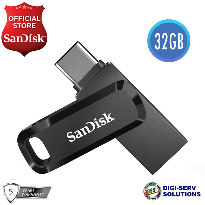 Sandisk Ultra Dual Drive Go USB Type-C 32GB BLACK (SDDDC3)