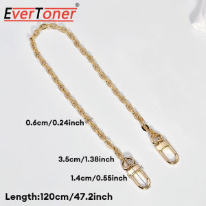 EverToner Pearl Purse Chain Strap For Crossbody Bag Chain Strap Handbag Chain Replacement Leather Shoulder Bag Chain Strap Bag DIY Bag Accessories