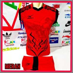 COD 1 SET JERSEY SINGLET VOLLY BADMINTON DEWASA TERLARIS 2021