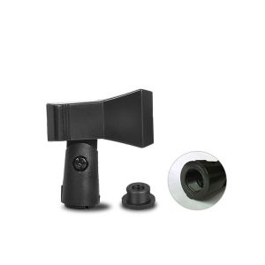 SEJUE4373 Universal Condenser Microphone Clamp Bracket 1/4 Inch Quick Release Stand Replacement Holder Microphone Clip Mic Holder Clip Microphone Holder Live Tripod Stand