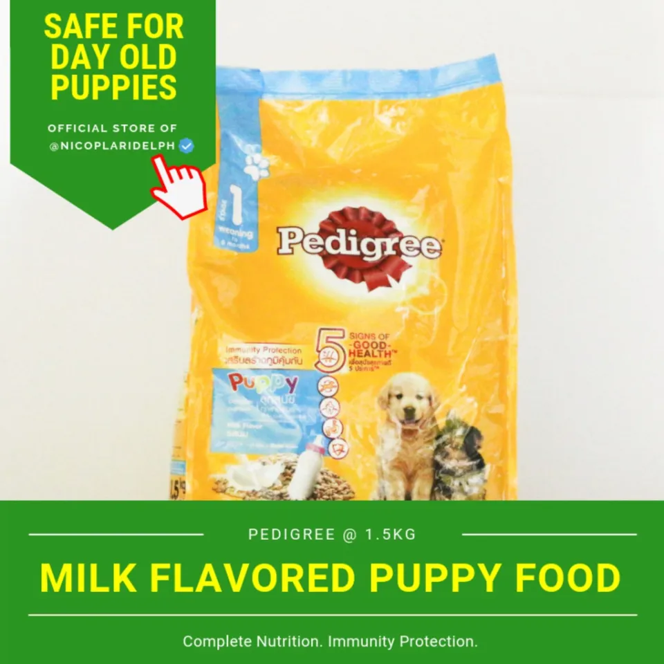 Dog food for hot sale 1 month puppy