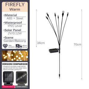 Solar Rose Light IP65 Waterproof Lawn Light Plug And Play Garden Yard Christmas Decoration Lighting