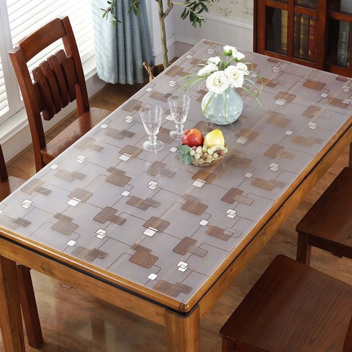 2.0mm Thickness Transparent PVC Table Cloths Plastic Table Cover ...