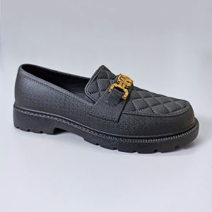 Wolf.id SPT-59 Sepatu Flat Loafers Wanita Slip-On Shoes PVC Korea Kasual Low Heel Trendy BISA COD