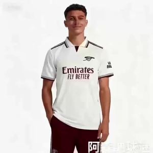 2026 Hot Sale [ Shipped from China ]56 Seasonal Arsenal second away jersey white short-sleeved football shirt breathable casual sports competition team uniform new fan model B3