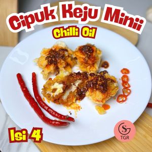 [ CIPUK MINI ] CIPUK KEJU CROT MINI XTRA SAMBAL CHILLI OIL  Cemilan Snack Crispy Pedas