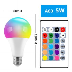 Tuya Smart Bluetooth LED Light Bulb 220V Color Change RGB Lamp Dimmable APP Control Smart Bulb For Home Room Decoration