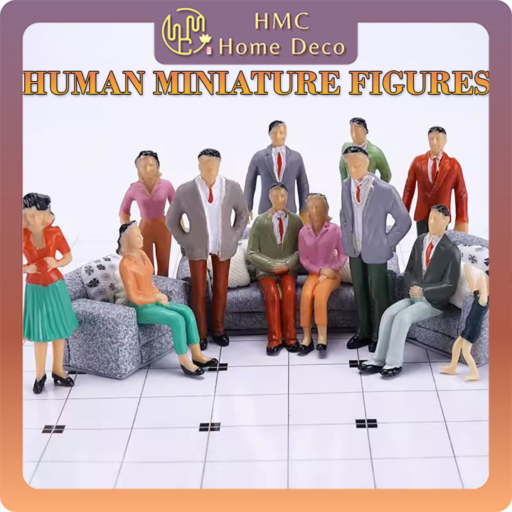 (1pc) Human Miniature Figures Diorama Figurine Tiny People Painted ...