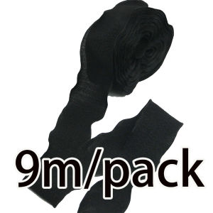 ริบบิ้นจีบใบบัวลูกไม้กว้าง40มม. 9เมตร/ม้วนขอบลอนริบบิ้นไหมพรมหางปลาริบบิ้นการตกแต่งงานเทศกาลงานปาร์ตีเค้กดอกไม้ตกแต่งบรรจุภัณฑ์ของขวัญผ้าลินิน