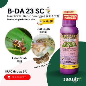 Brightonmax B-DA 23 SC (500ml) Lambda-Cyhalothrin 23% Racun Serangga Lalat Buah / Ulat Buah (Generik Karate) Fruit Fly / Fruit Borer Insecticide 果蝇 / 蛀果虫