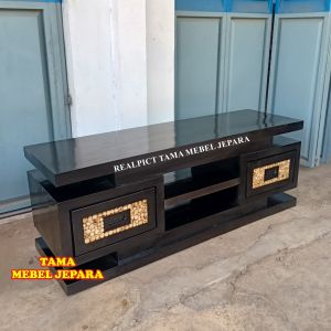 Bufet Tv Minimalis Meja Tv Buffet Kayu Termurah Minimalis Warna Hitam