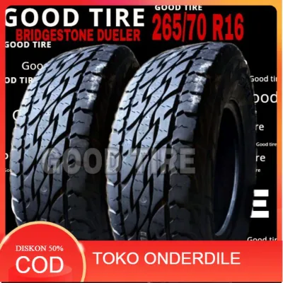 BRIDGESTONE DUELER AT 265-70-16 R16 COPOTAN SEKEN SECOND BEKAS BAN MOBIL TRITON STRADA 4X4 HILUX 4WD DOBEL CABIN