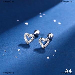 [COD] zhangyuqing 1pair Studs Earrings Ear Stud Stainless Steel Helix Earrings Women Girl Sliver Plated Star Heart Ear Jewelry