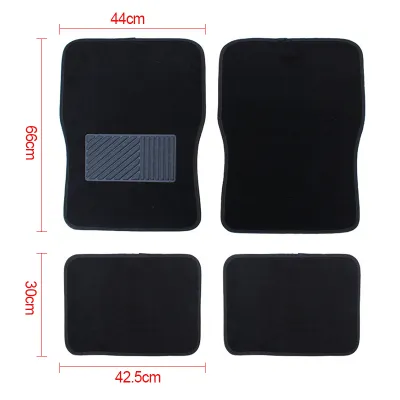 4Pcs Universal Car Floor Mat Thailand Premium Floor Mat Checkmate Dadu Karpet Dice Carpet Car Mat Anti-Slip Foot Pads Protector 脚垫