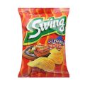 Snack khoai tây vị bít tết kiểu New York Swing 30g, được chế biến từ các nguyên liệu tự nhiên, sản phẩm không chỉ thơm ngon mà còn an toàn cho sức khỏe người sử dụng. 