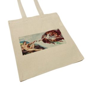 Handbag Michelangelos Creation of Adam Vintage Art