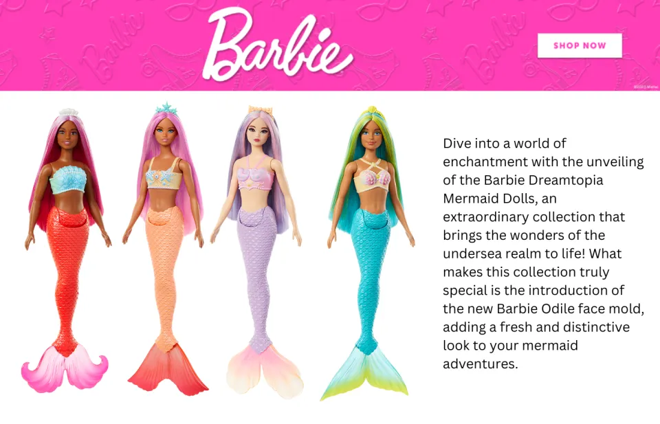 Dreamtopia Mermaid Barbie Barbie Dreamtopia Doll Set Barbie