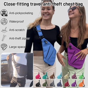 Personal travel anti-theft chest bag Chest bag Storage bag Shoulder bag Crossbody bag Small travel backpack